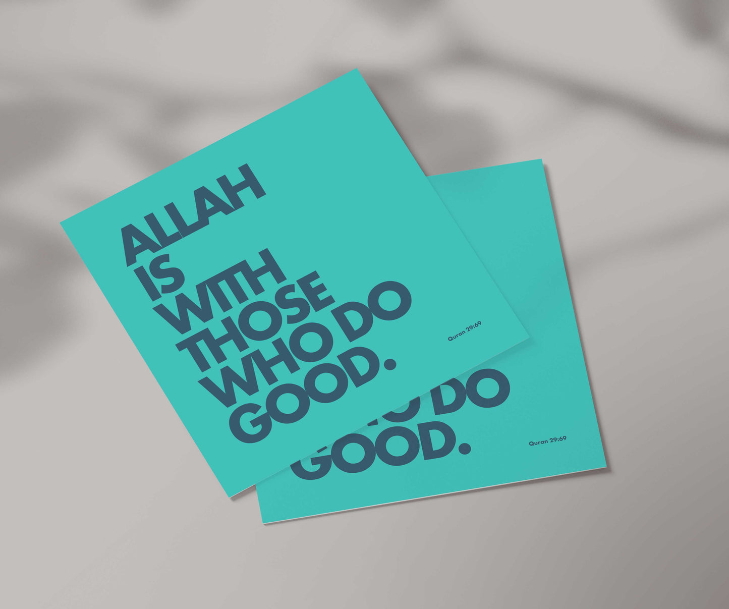 Allah Is With Those Who Do Good | Contemporary Card