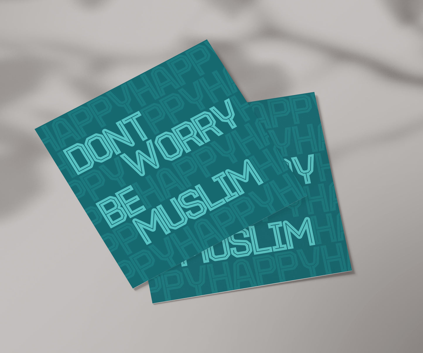 Don't Worry Be Muslim | Contemporary Card