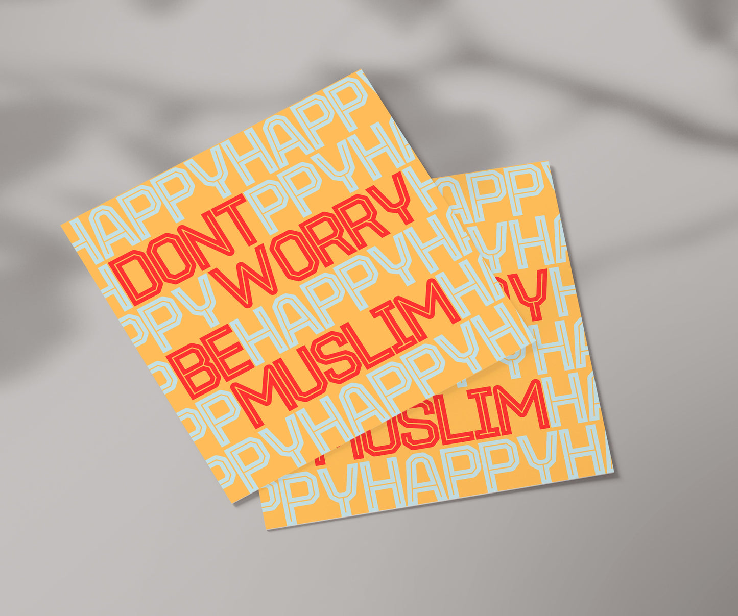 Don't Worry Be Muslim | Contemporary Card