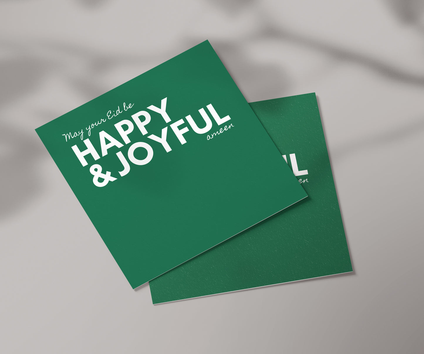 May Your Eid Be Happy & Joyful | Contemporary Card