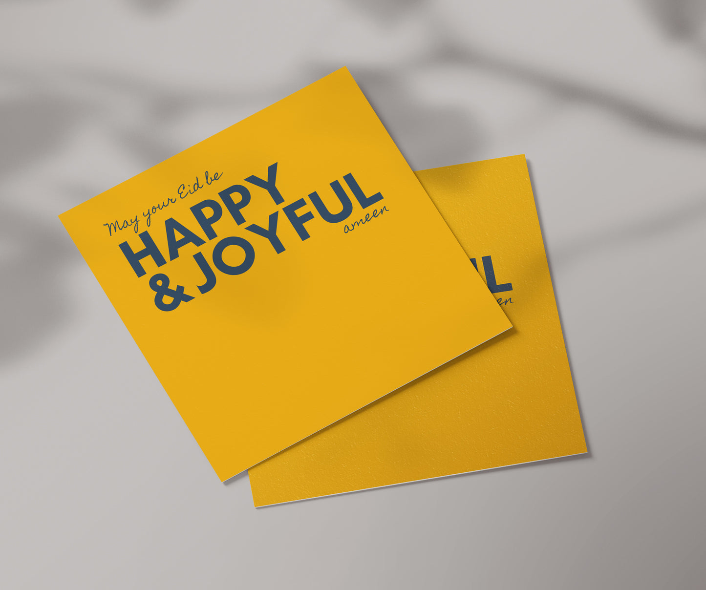 May Your Eid Be Happy & Joyful | Contemporary Card