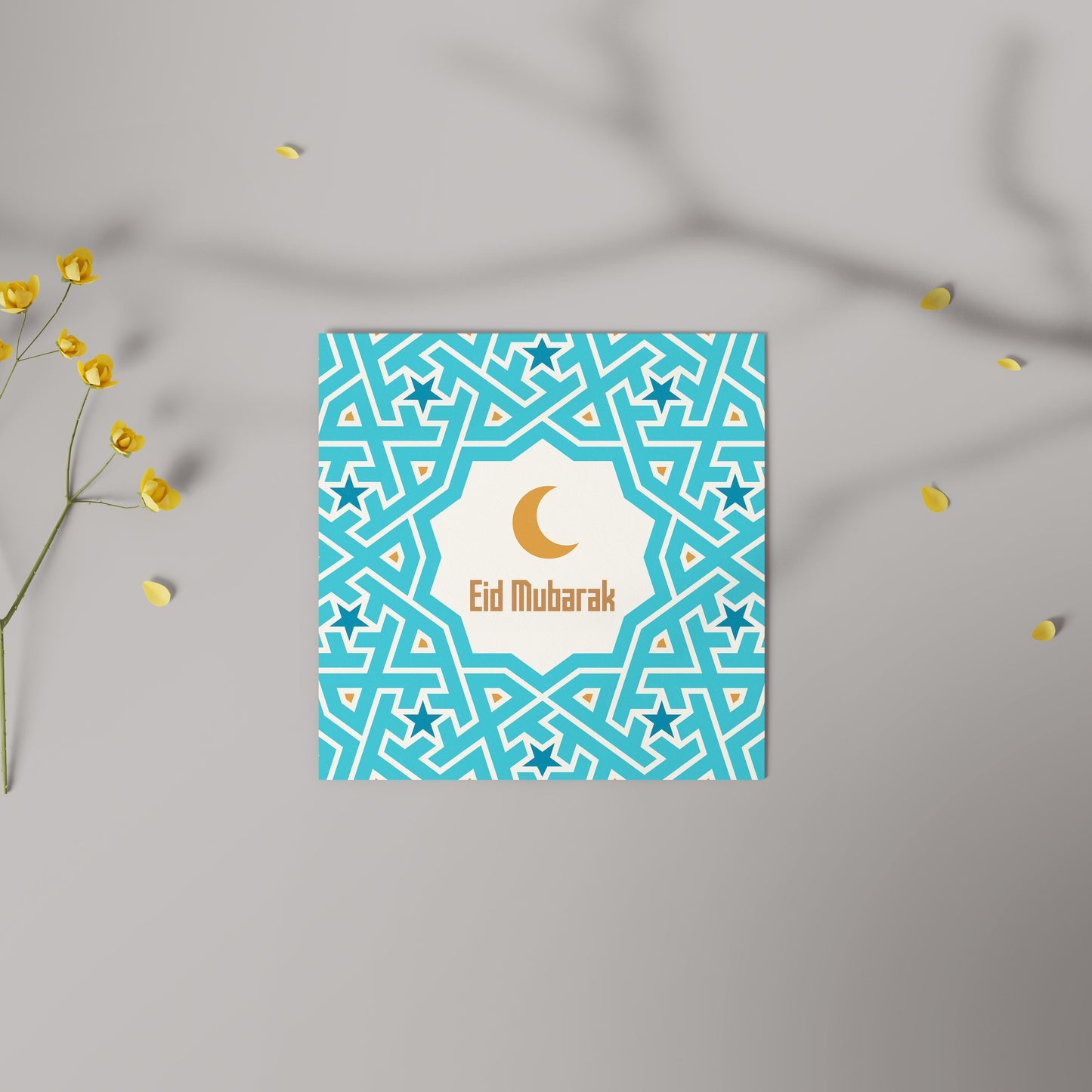 Eid Mubarak | Moroccan Motif Card