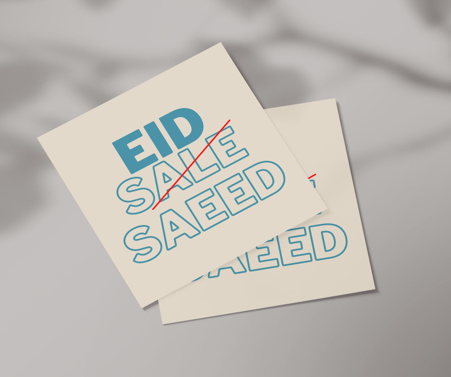 Eid Sale Saeed | Contemporary Card