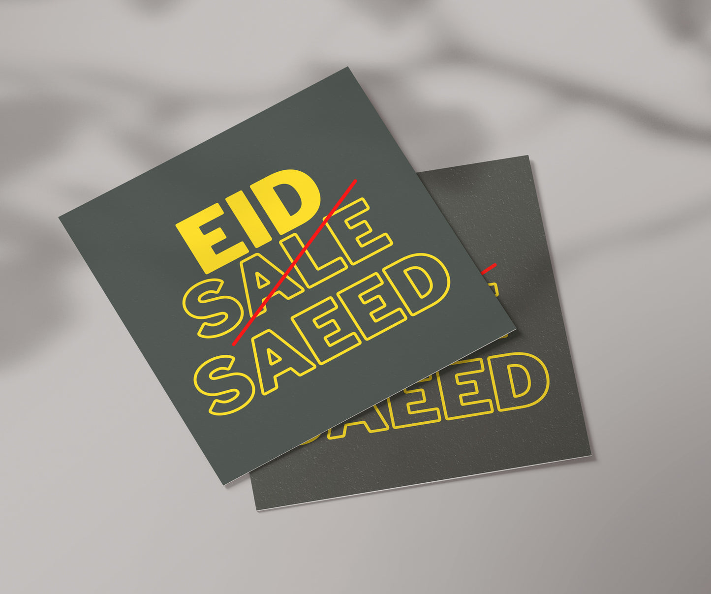 Eid Sale Saeed | Contemporary Card