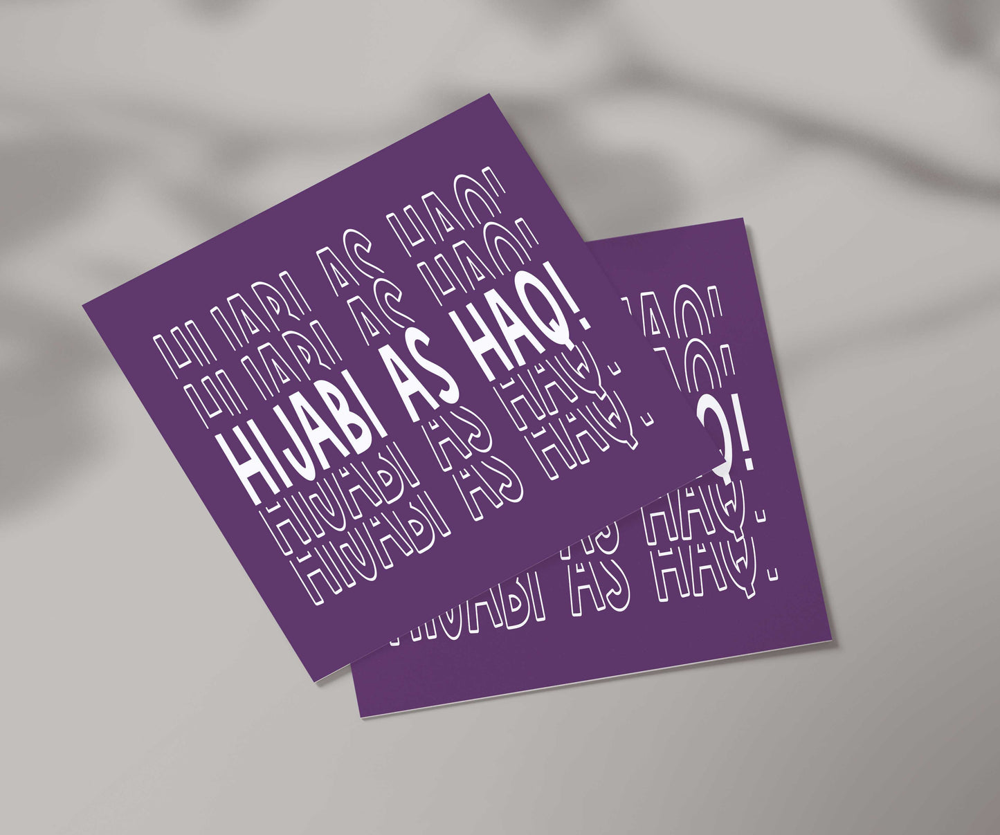 Hijabi As Haq! | Contemporary Card