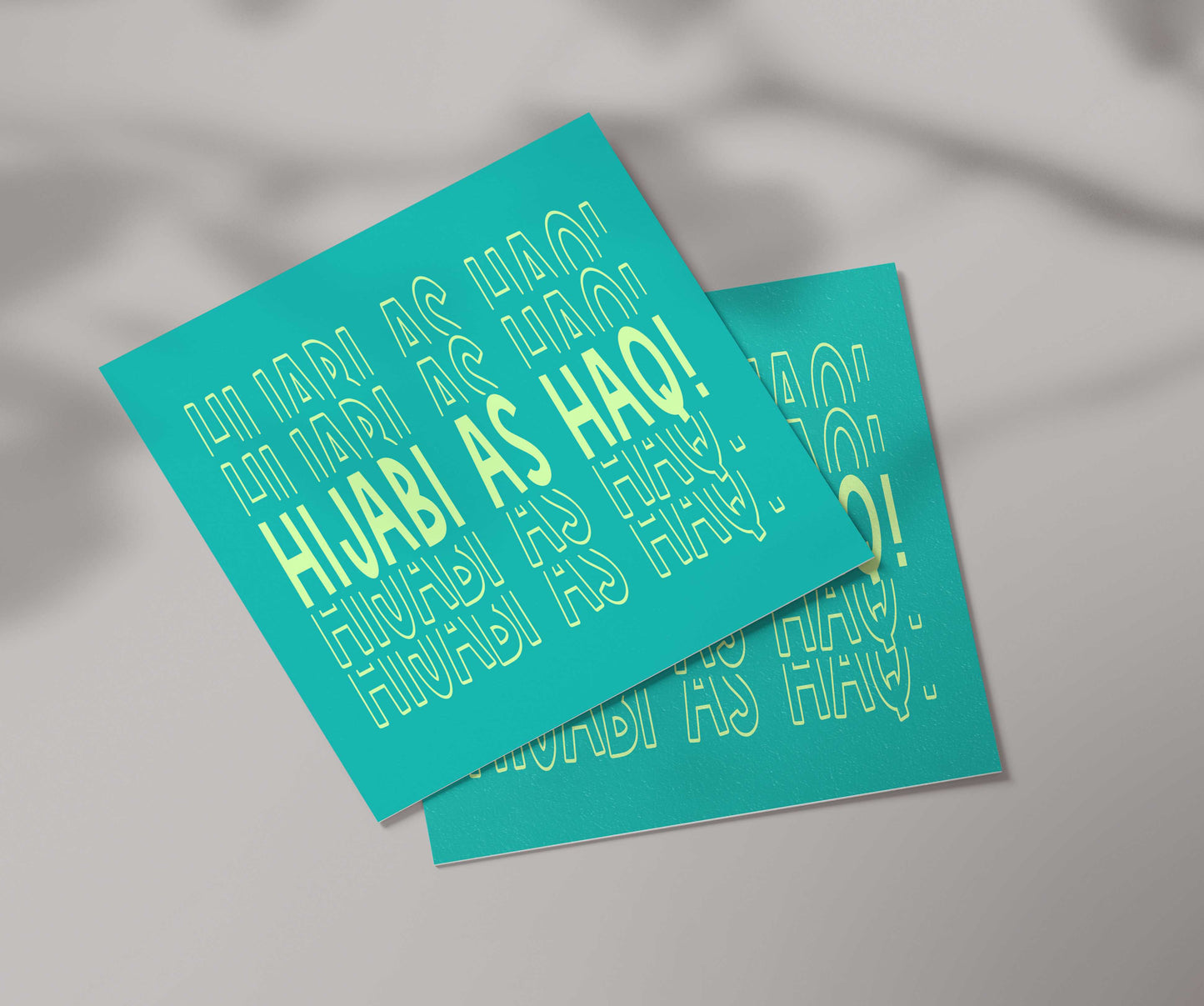 Hijabi As Haq! | Contemporary Card