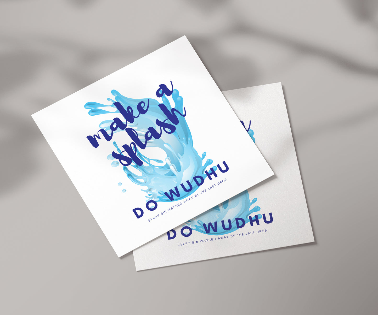 Make A Splash - Do Wudhu | Contemporary Card