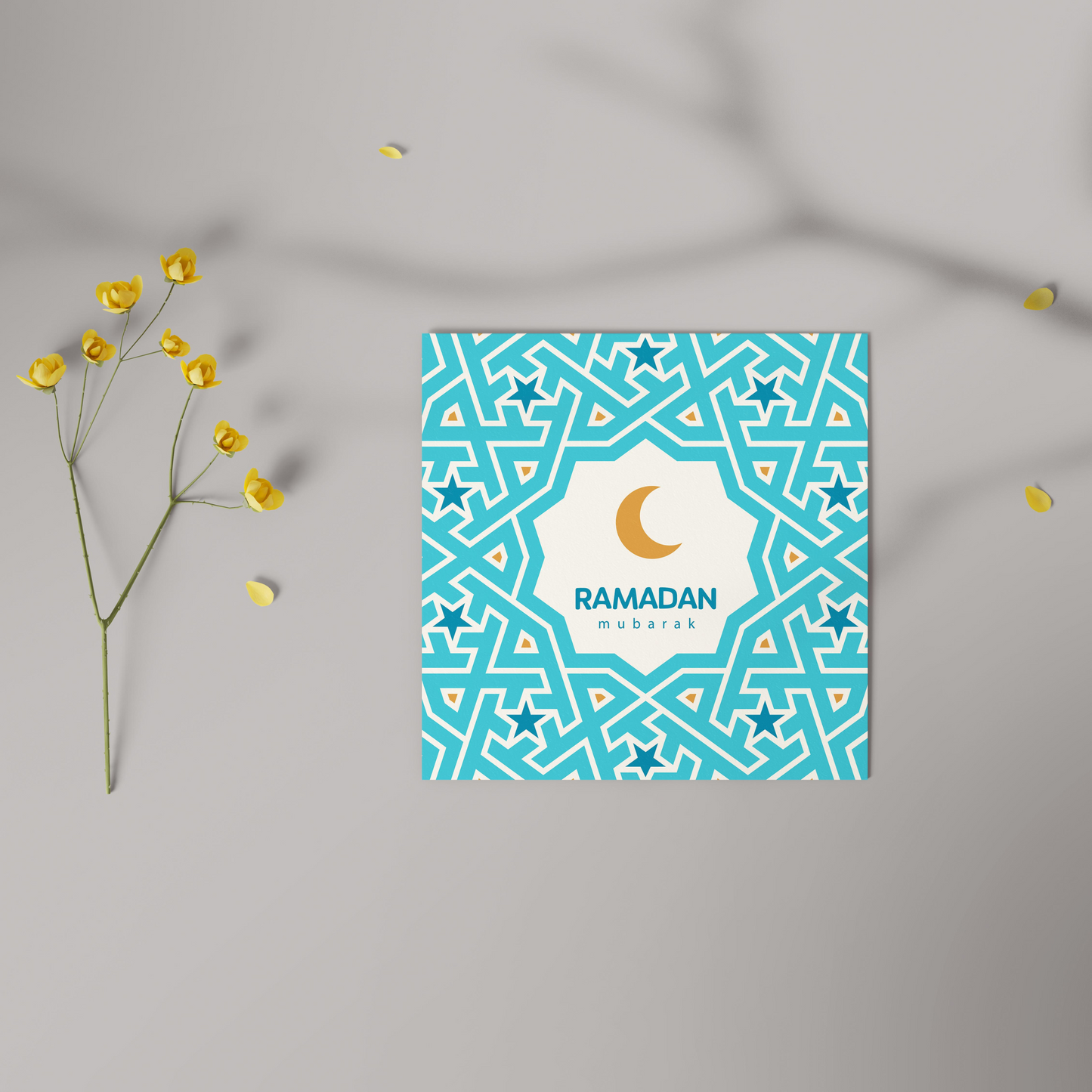 Ramadan Mubarak | Moroccan Design Card