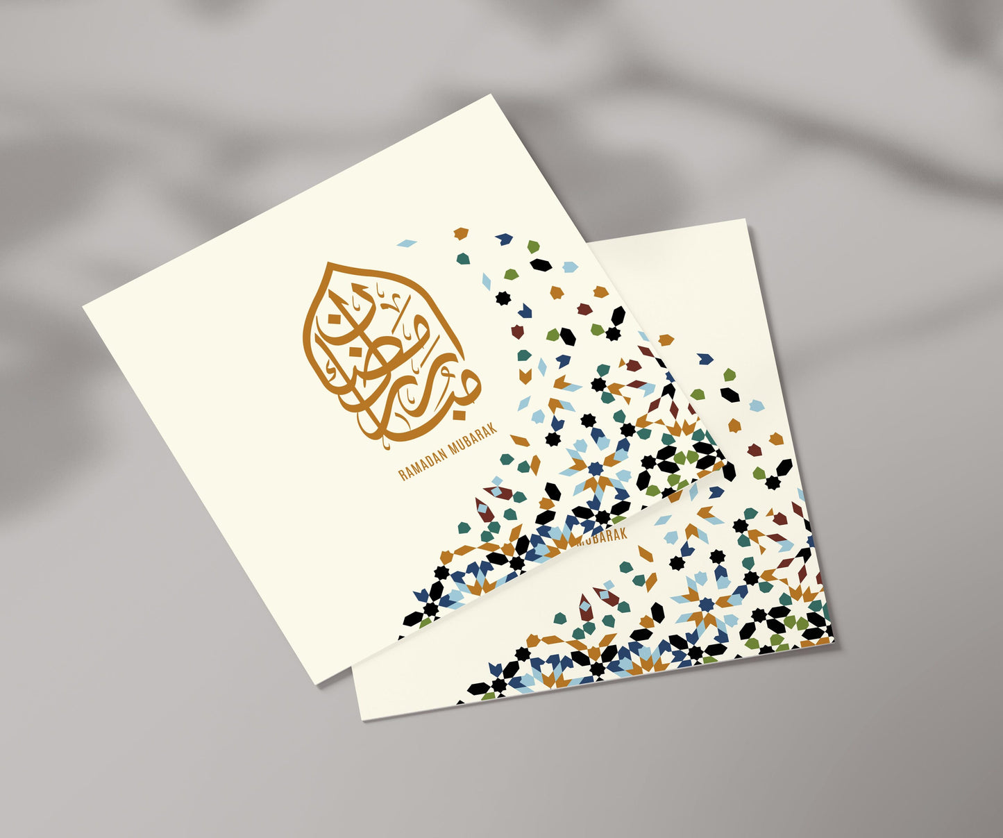 Ramadan Mubarak | Moroccan Motif Card