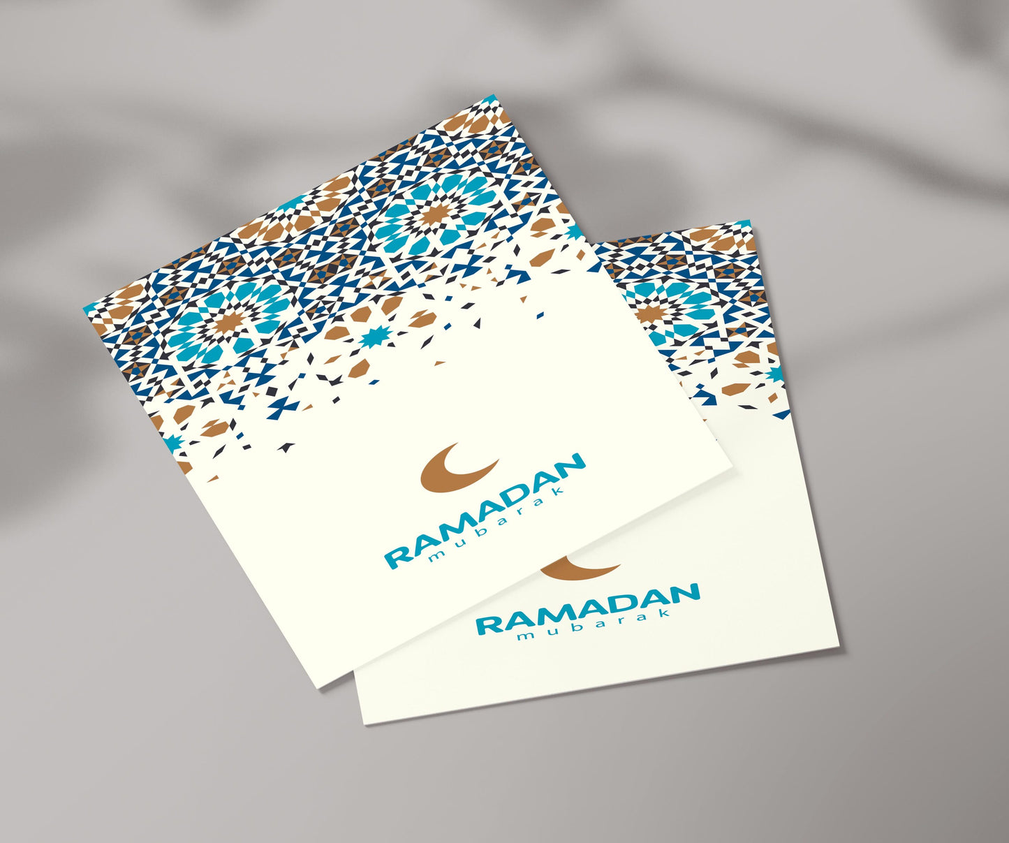 Ramadan Mubarak | Moroccan Motif Card