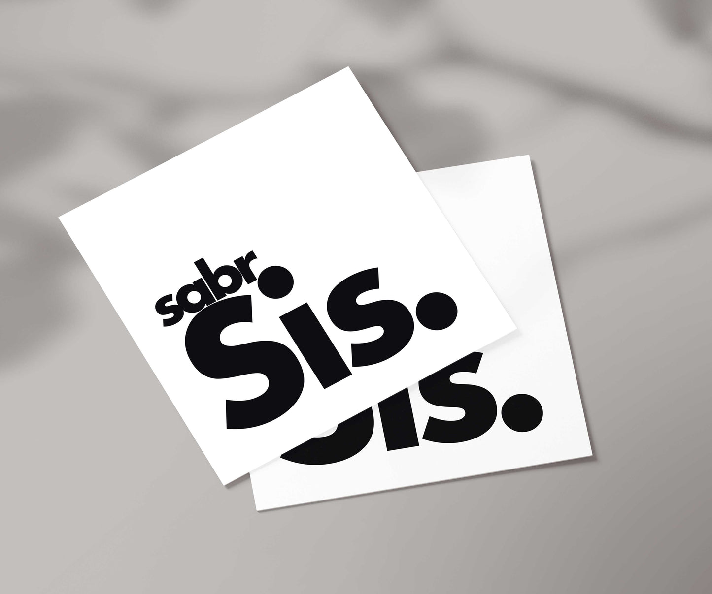 Sabr Sis | Contemporary Card