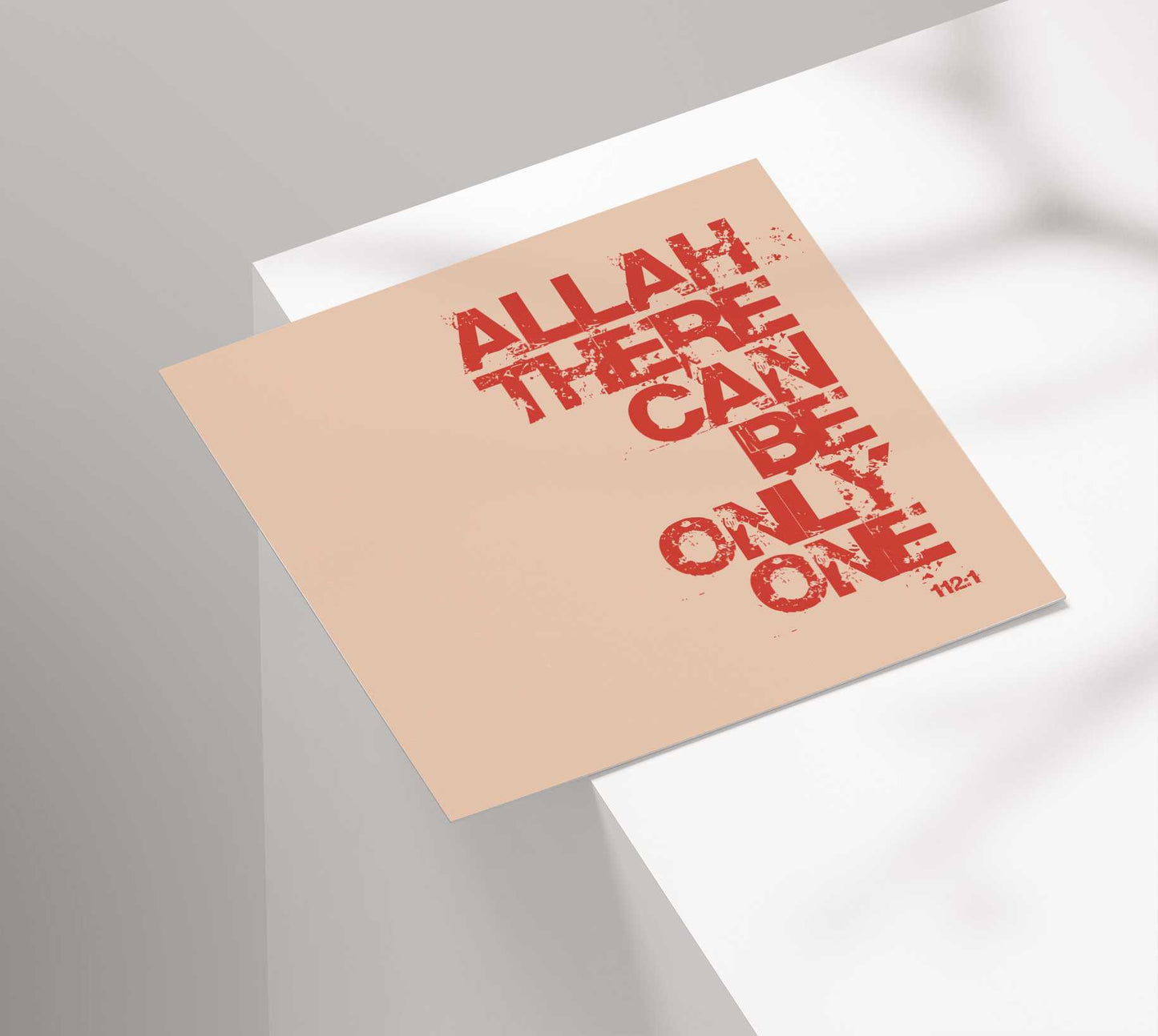 Allah There Can Be Only One | Contemporary Card