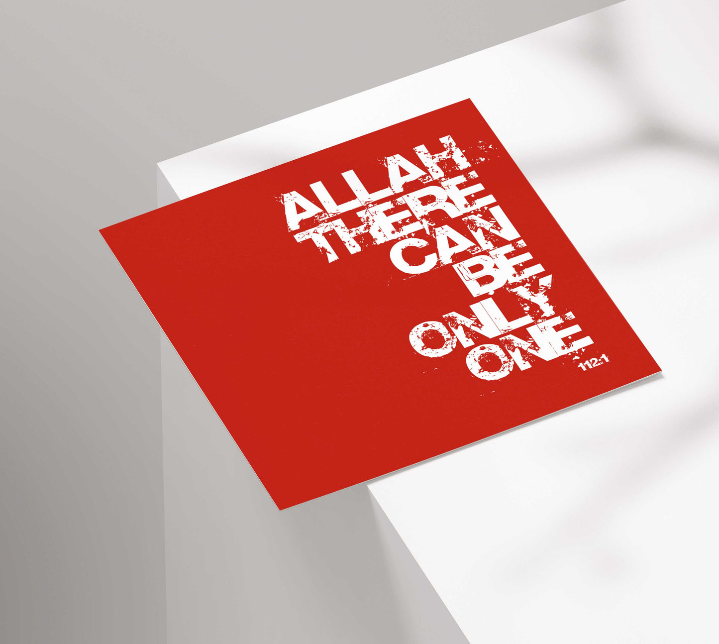 Allah There Can Be Only One | Contemporary Card