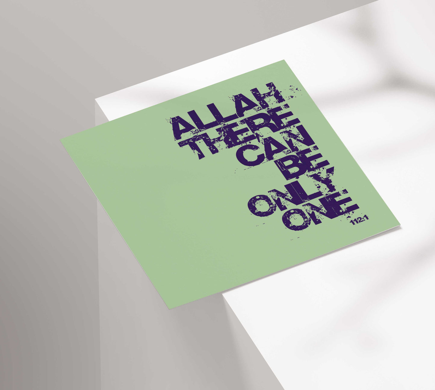 Allah There Can Be Only One | Contemporary Card