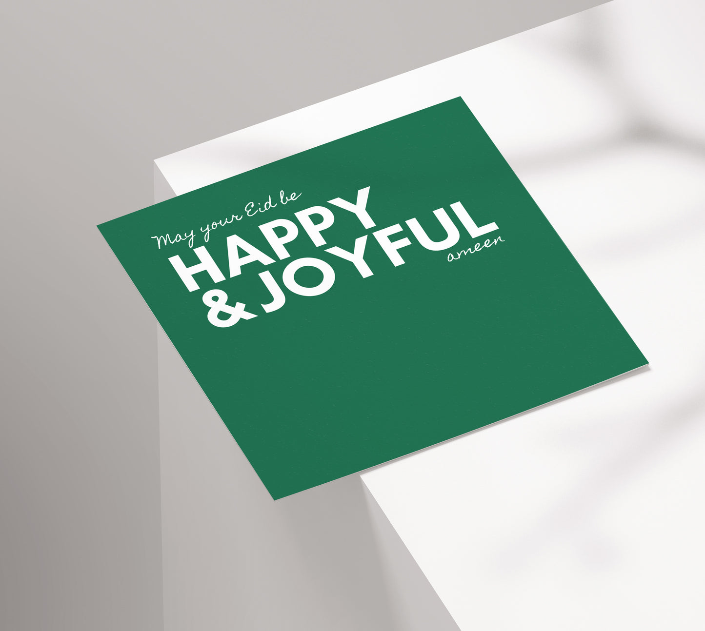 May Your Eid Be Happy & Joyful | Contemporary Card