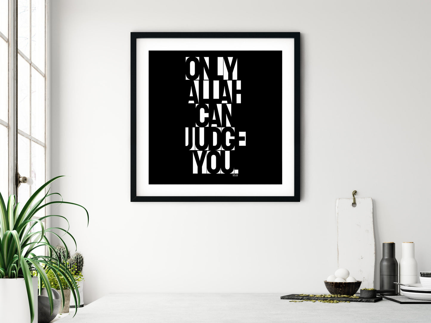 Only Allah Can Judge You | Art Print