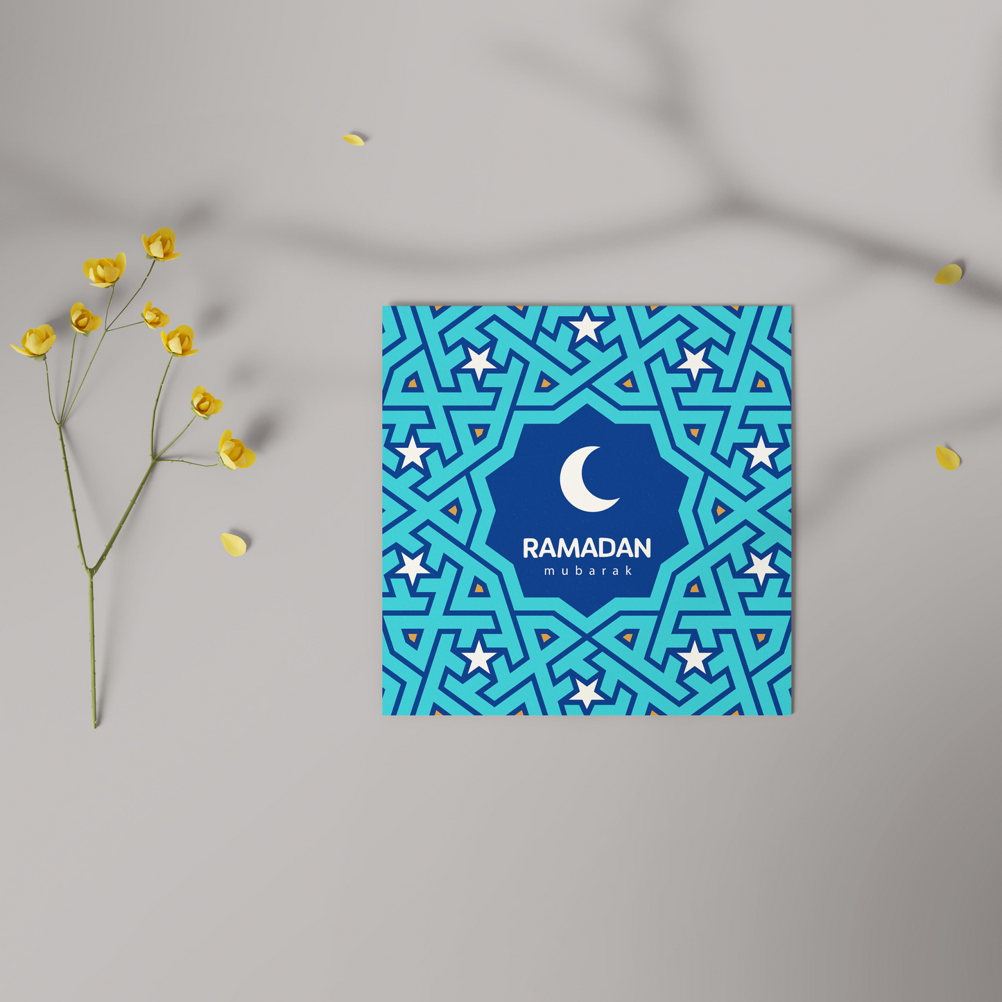 Ramadan Mubarak | Moroccan Design Card