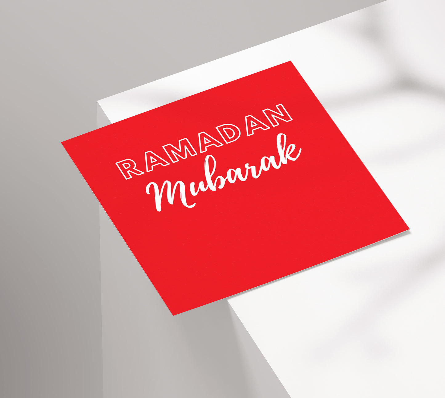 Ramadan Mubarak | Contemporary Card