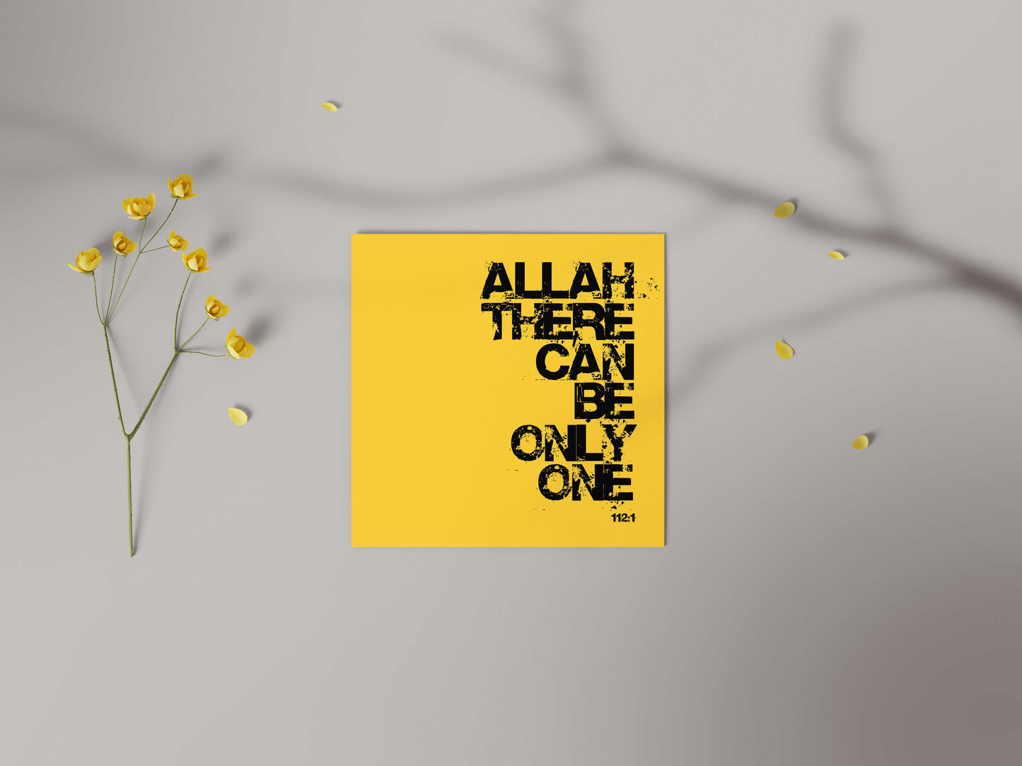 Allah There Can Be Only One | Contemporary Card