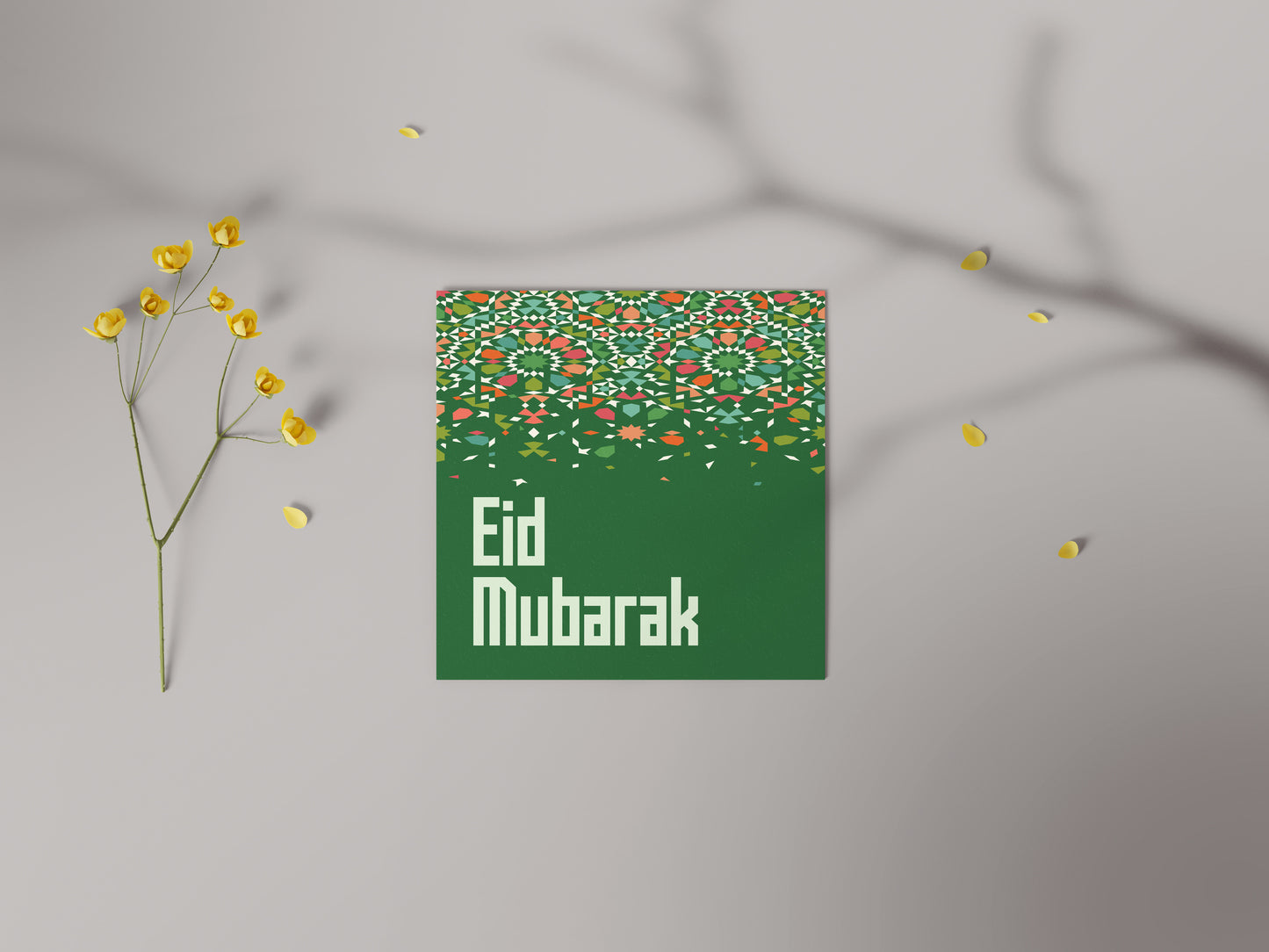 Eid Mubarak | Moroccan Motif Card