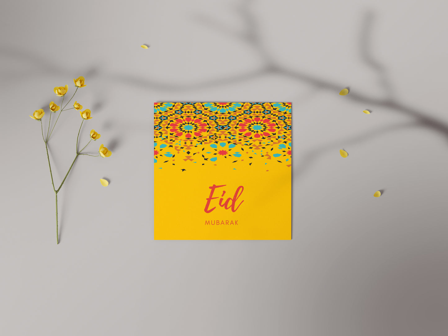 Eid Mubarak | Moroccan Motif Card