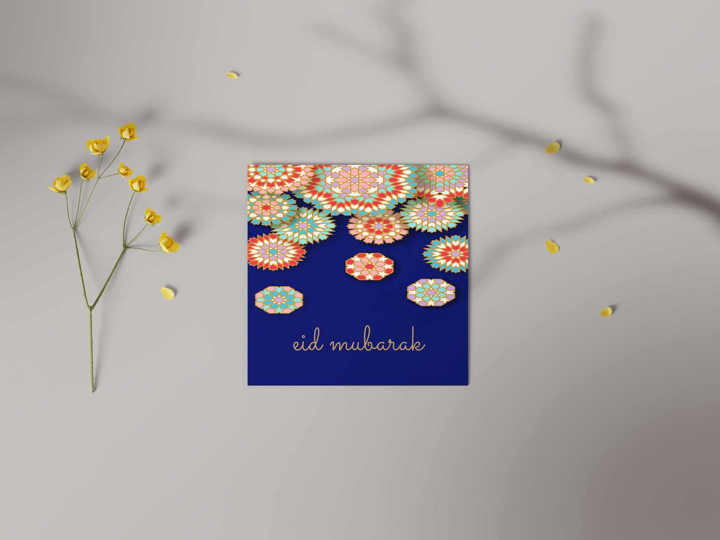 Eid Mubarak | Moroccan Motif Card