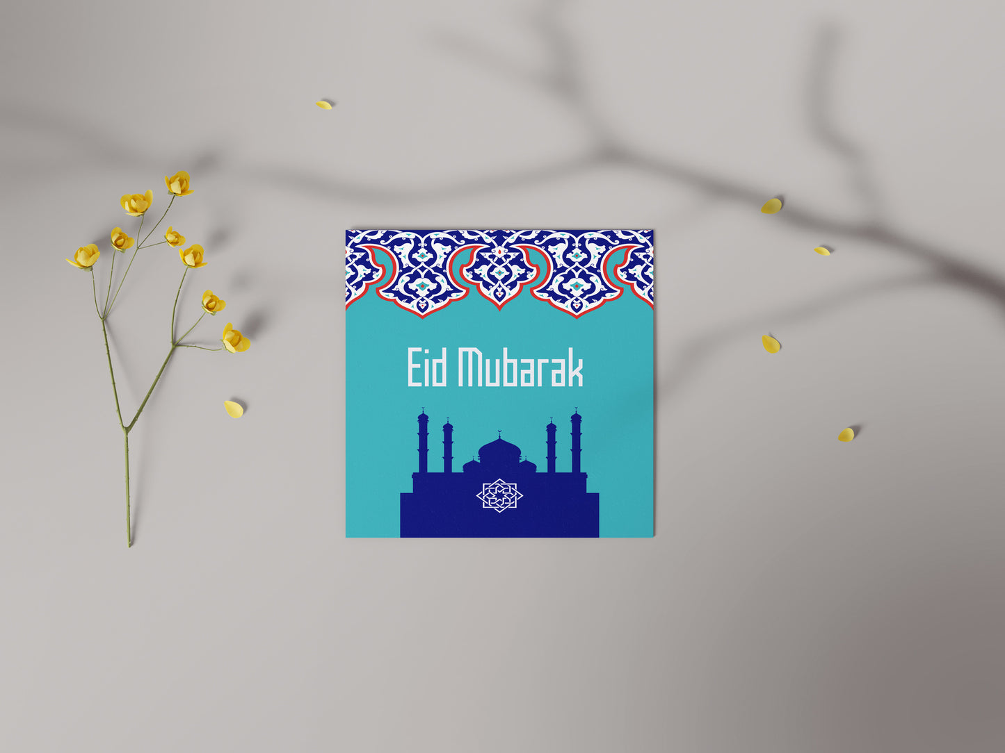 Eid Mubarak | Ceramic Motif Card