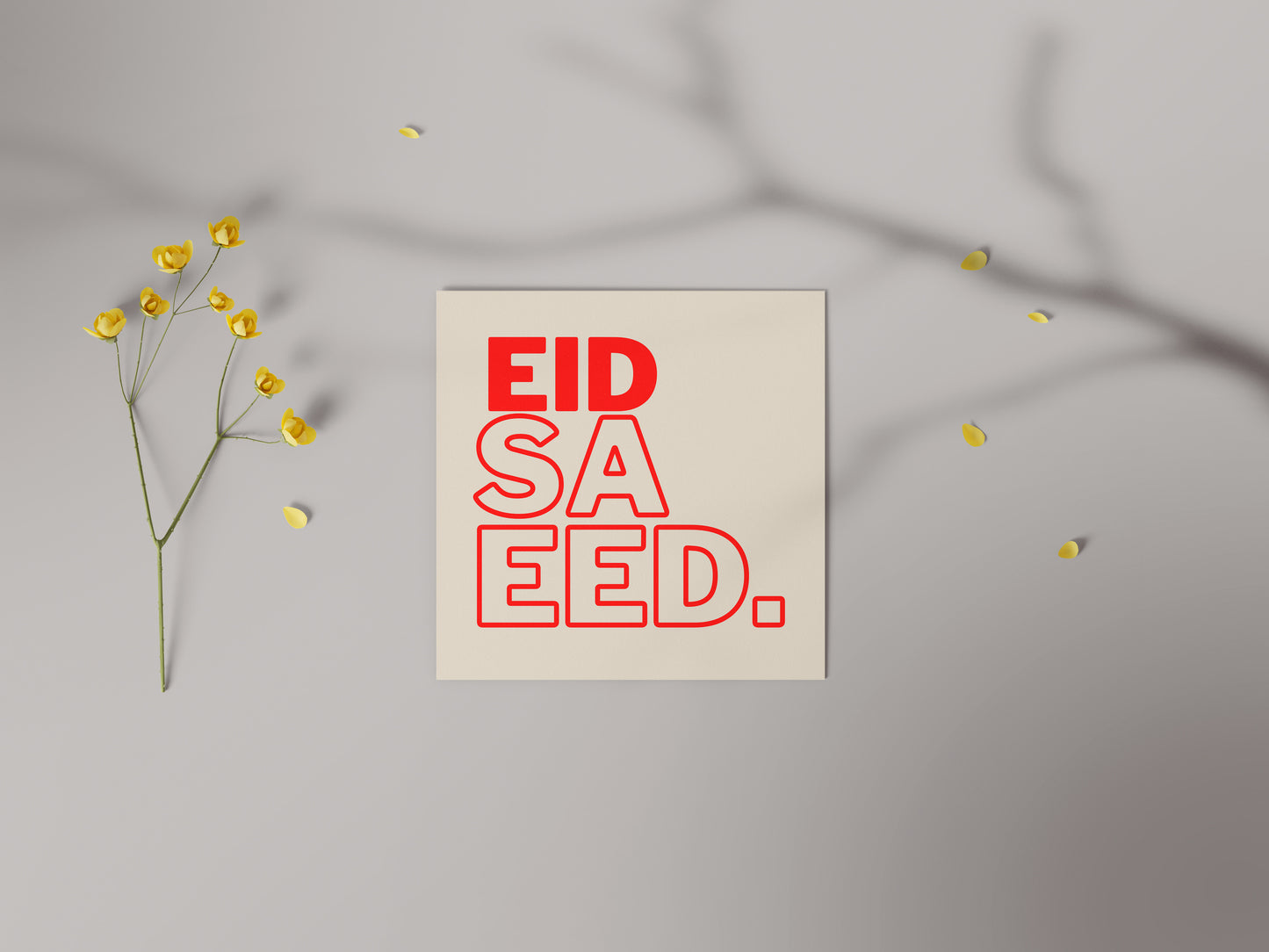 Eid Saeed | Contemporary Card