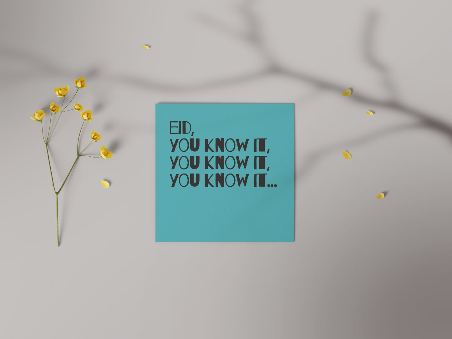 Eid, You Know It | Contemporary Card