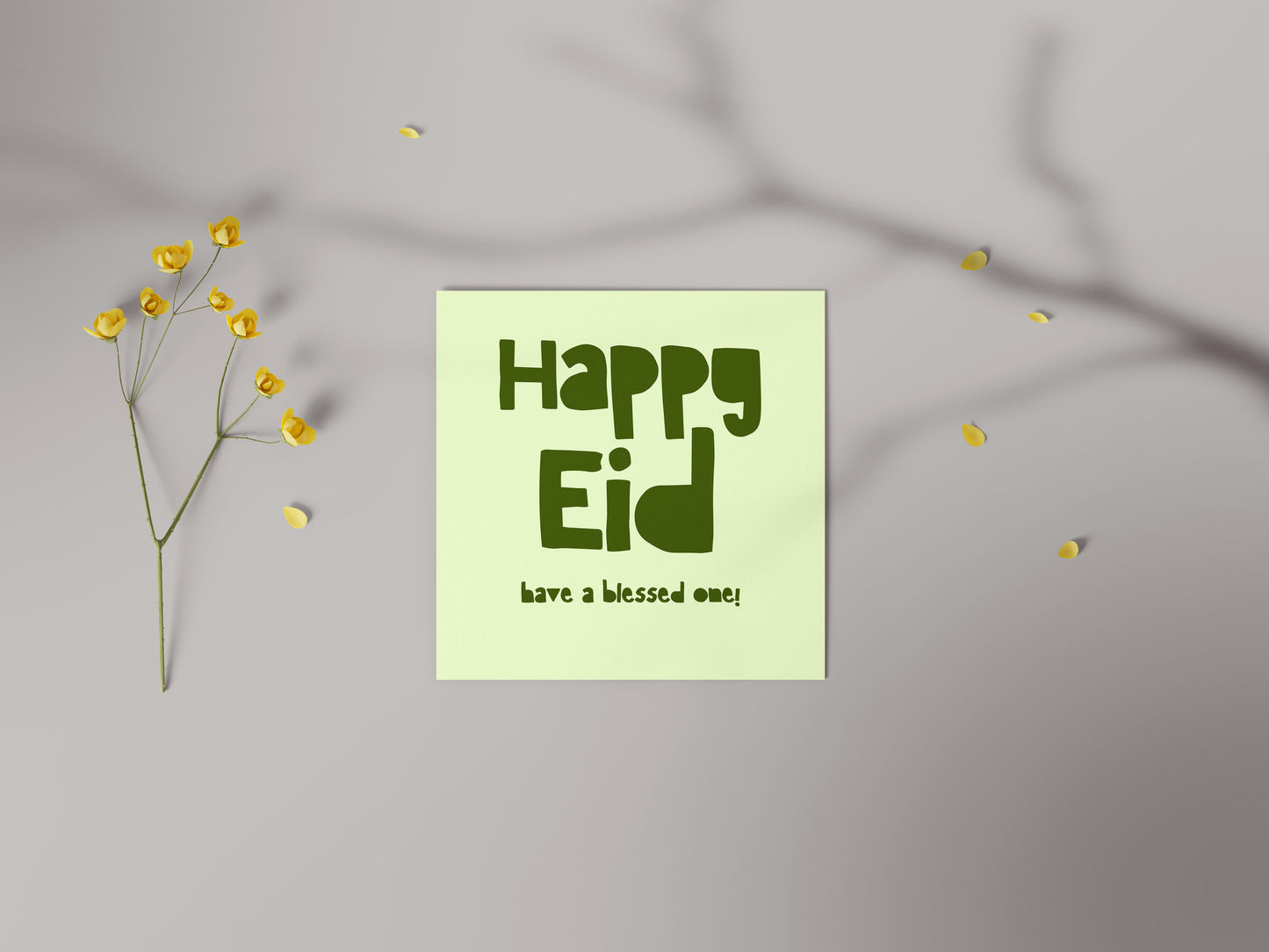 Happy Eid | Contemporary Card