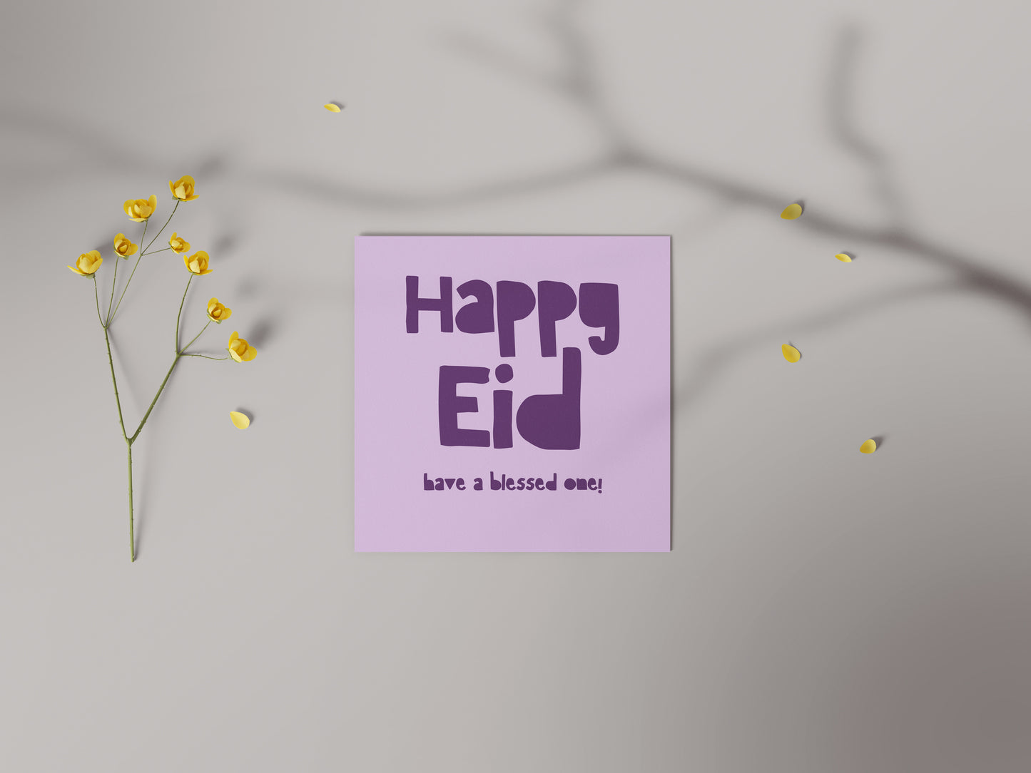 Happy Eid | Contemporary Card