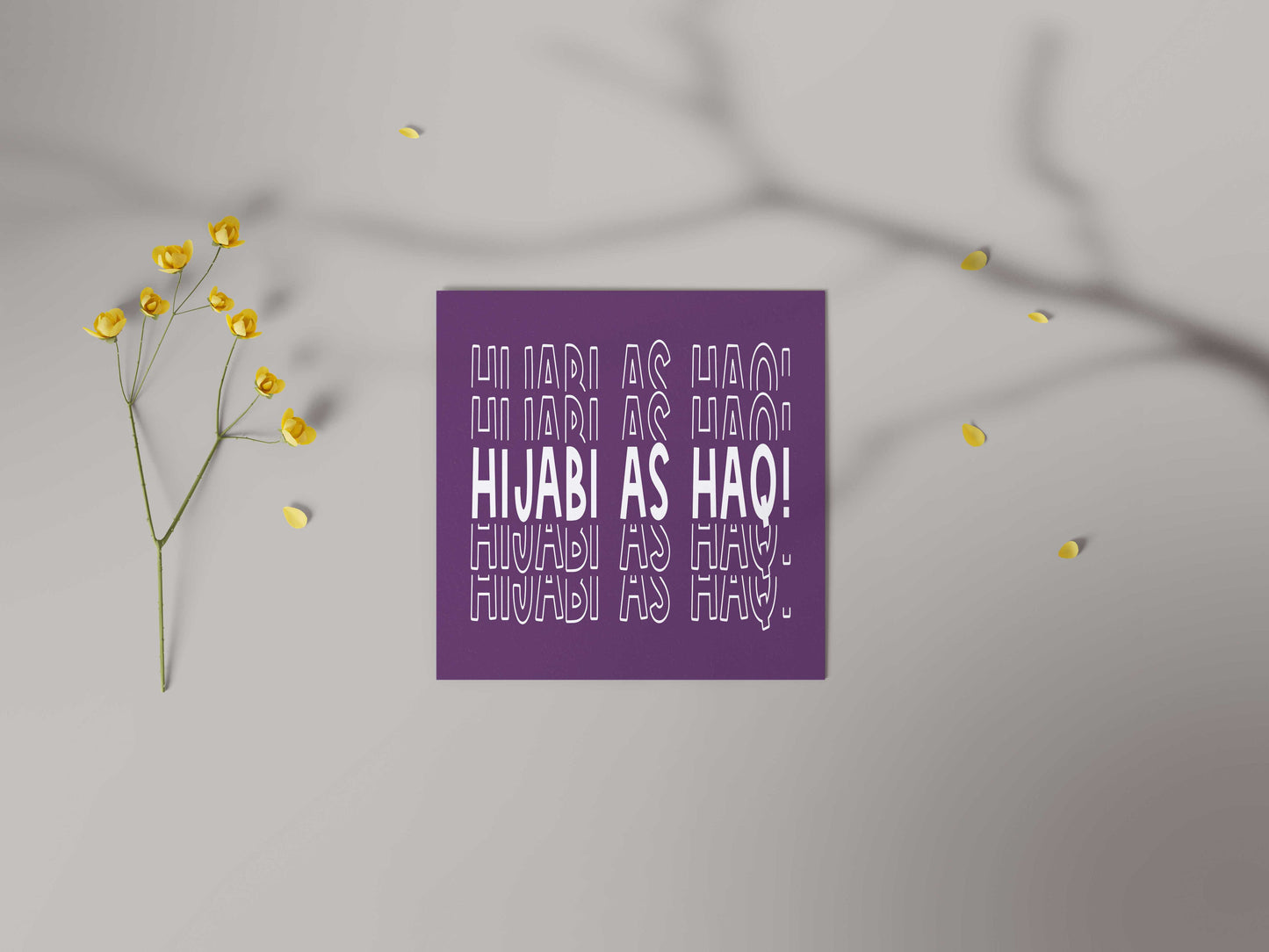 Hijabi As Haq! | Contemporary Card