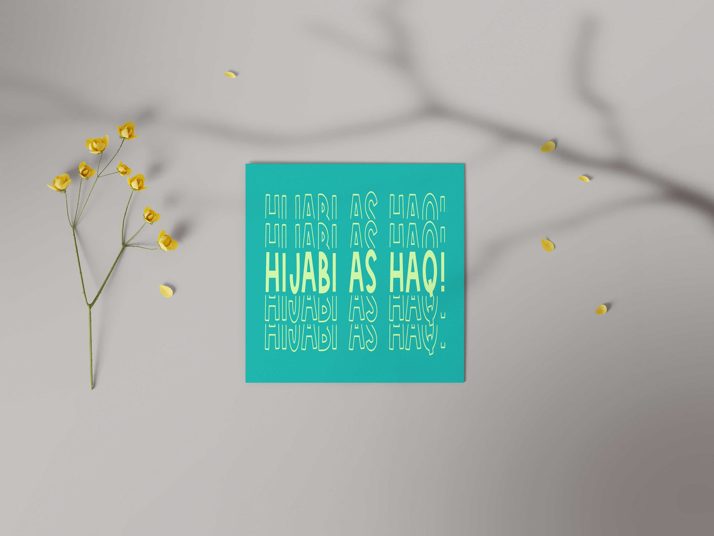 Hijabi As Haq! | Contemporary Card