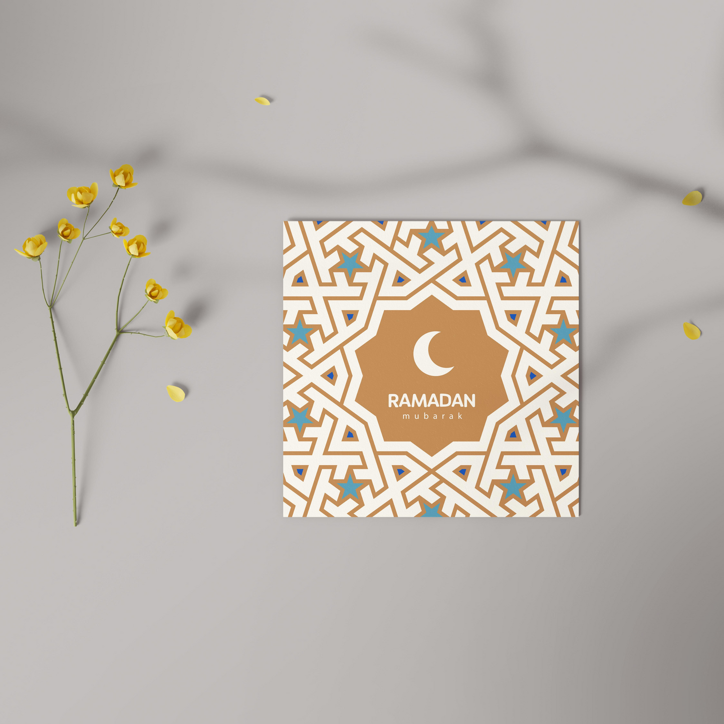 Ramadan Mubarak | Moroccan Pattern Card