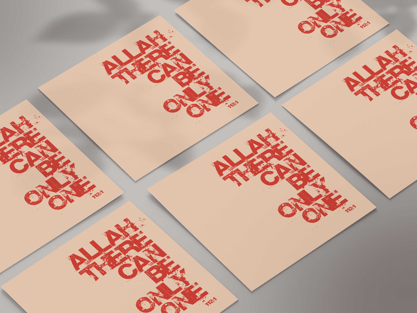 Allah There Can Be Only One | Contemporary Card