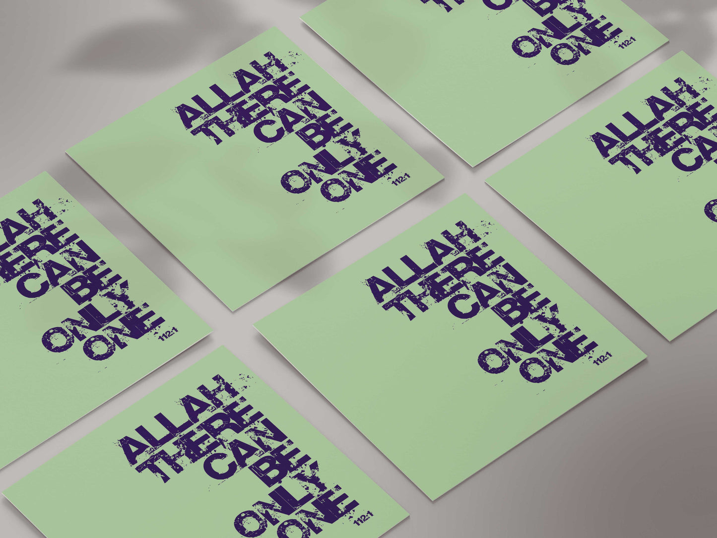 Allah There Can Be Only One | Contemporary Card