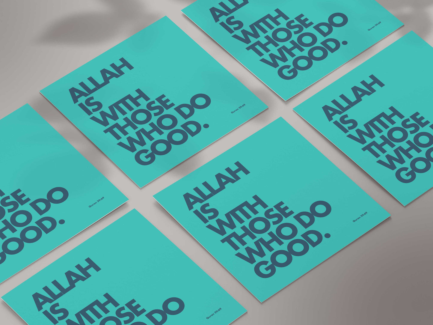 Allah Is With Those Who Do Good | Contemporary Card