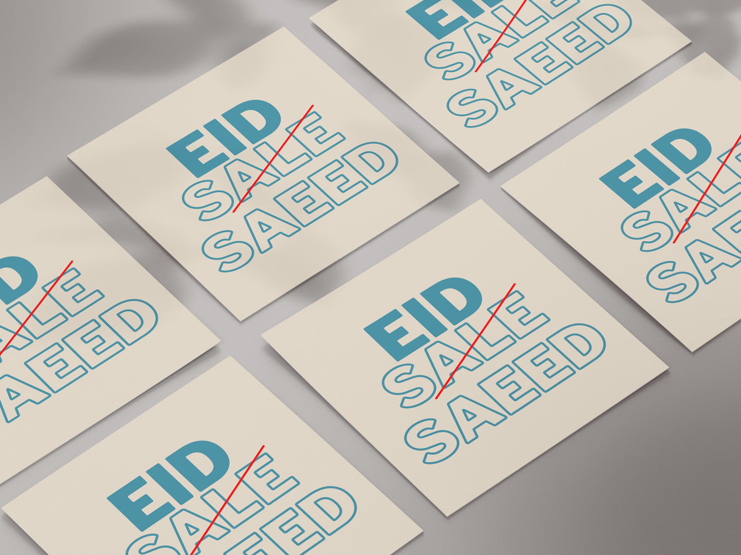 Eid Sale Saeed | Contemporary Card