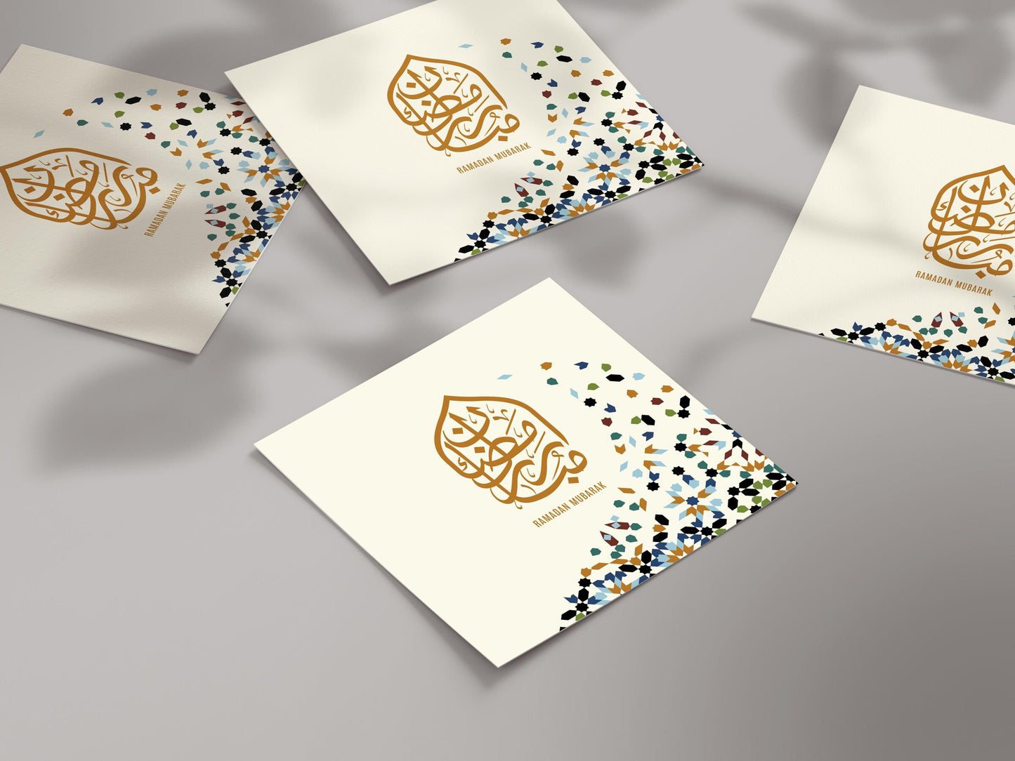 Ramadan Mubarak | Moroccan Motif Card