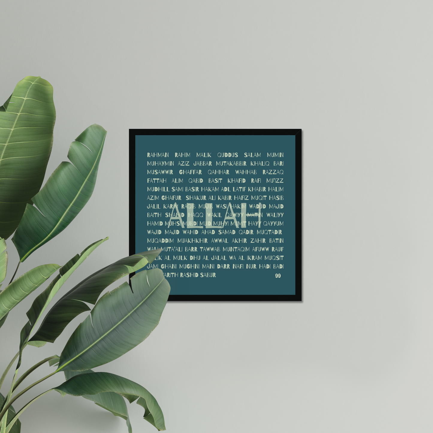 99 Names of Allah | Art Print